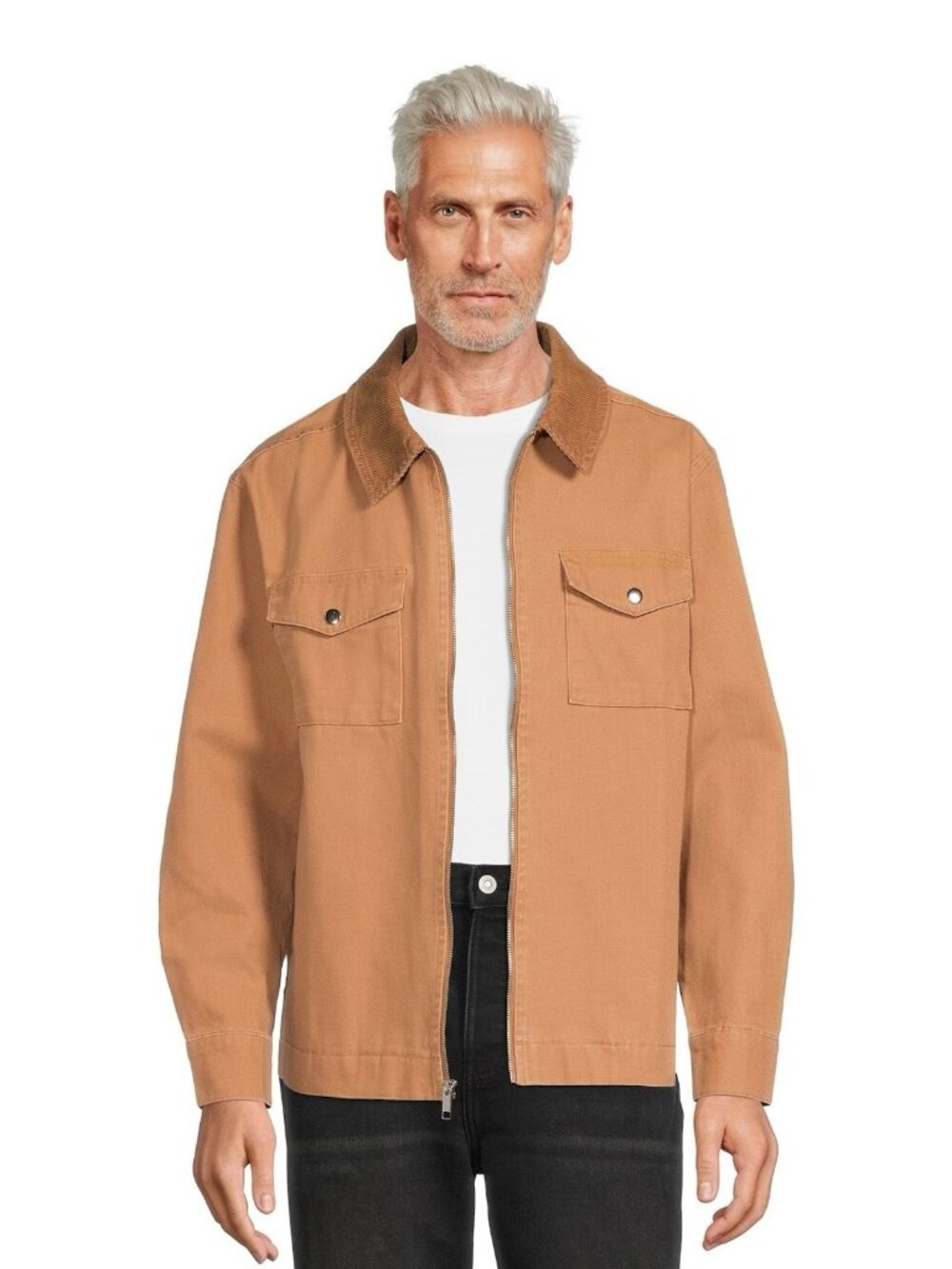 No Boundaries Canvas Barn Jacket Corduroy Collar XXL 2XL